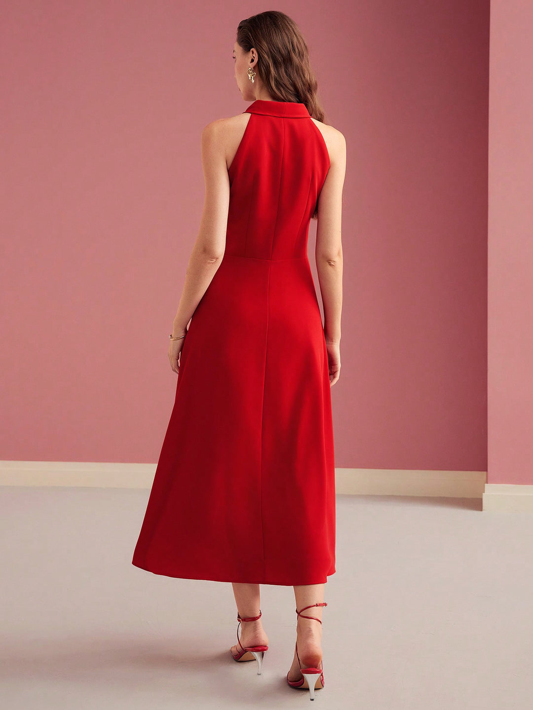Rochie maxi SHEIN, roșu