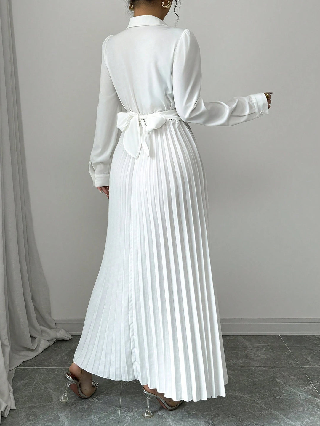 Rochie maxi SHEIN, alb