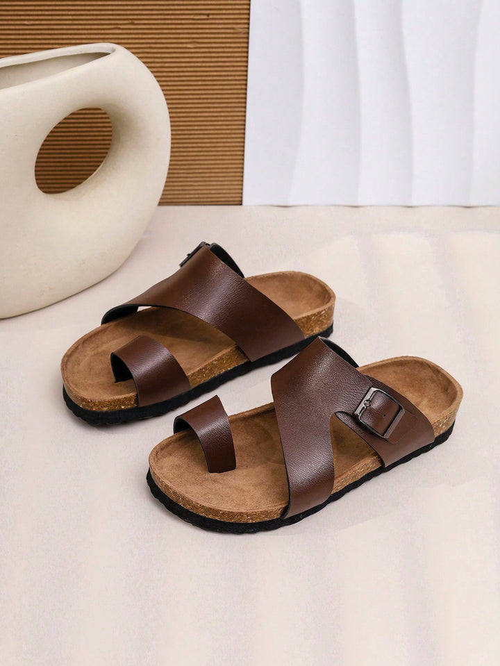 SHEIN papucs, barna
