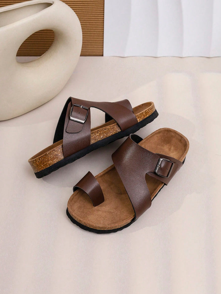 SHEIN papucs, barna