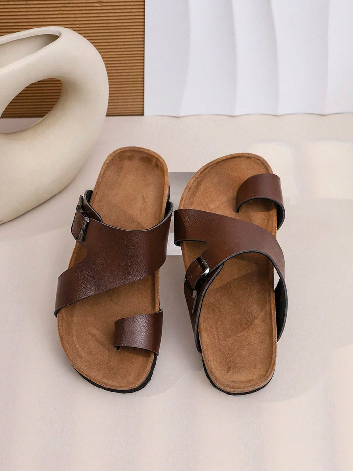 SHEIN papucs, barna