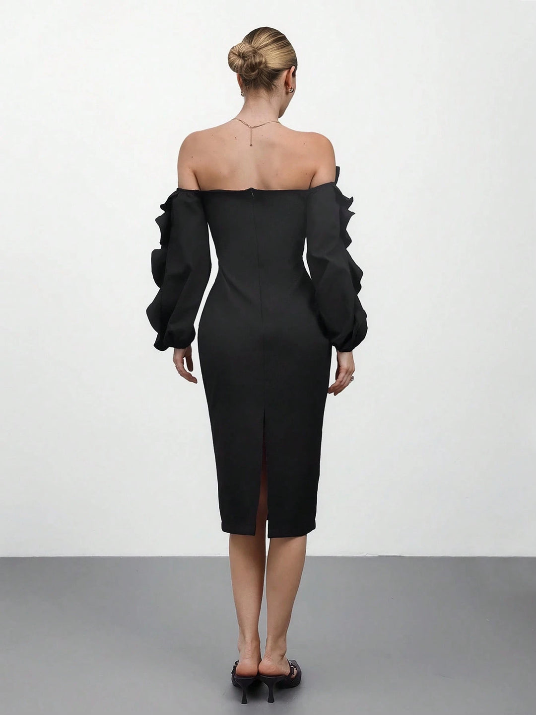 Rochie midi Shein, negru