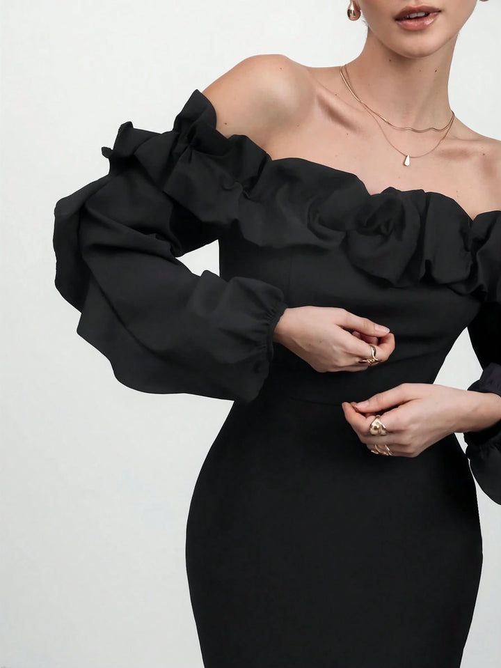 Rochie midi Shein, negru