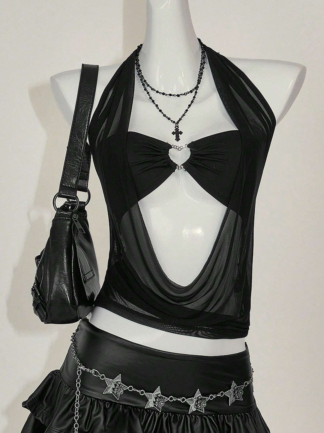 Top Shein, negru