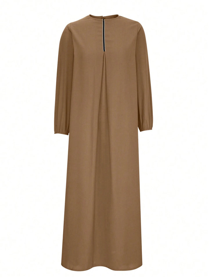 Rochie maxi SHEIN, maro