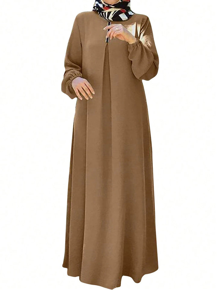 Rochie maxi SHEIN, maro