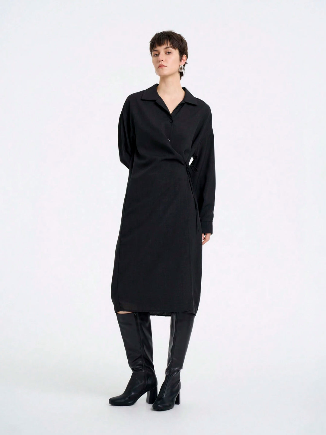 Rochie midi SHEIN, negru