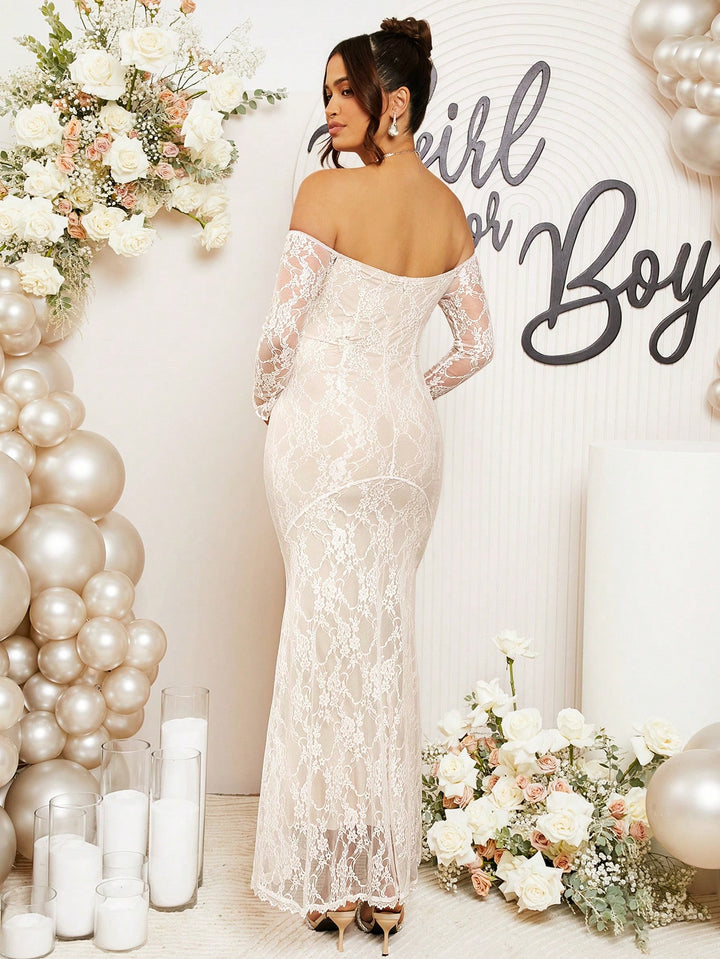 SHEIN maxi ruha, bézs