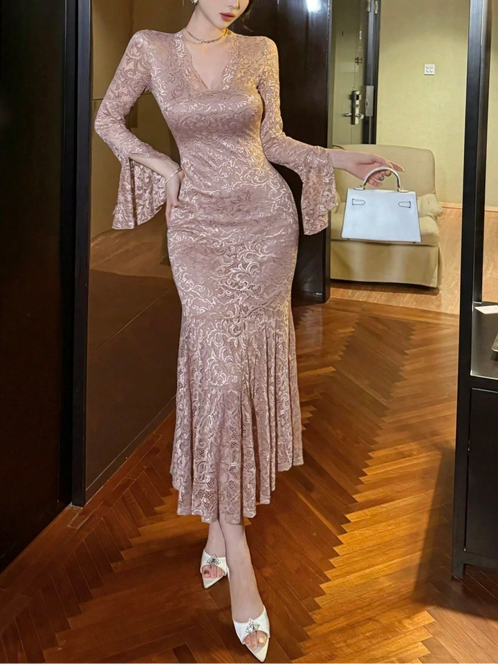 Rochie maxi Shein, roz