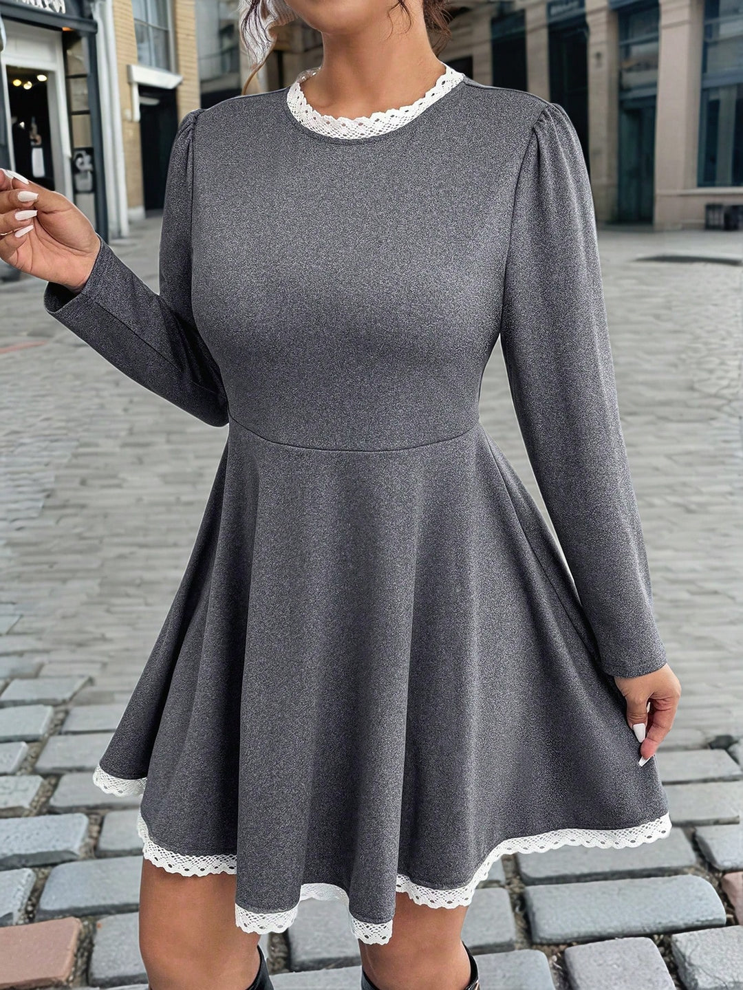 Rochie mini SHEIN, gri