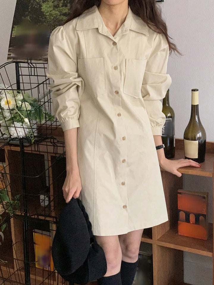 Rochie mini Shein, crem
