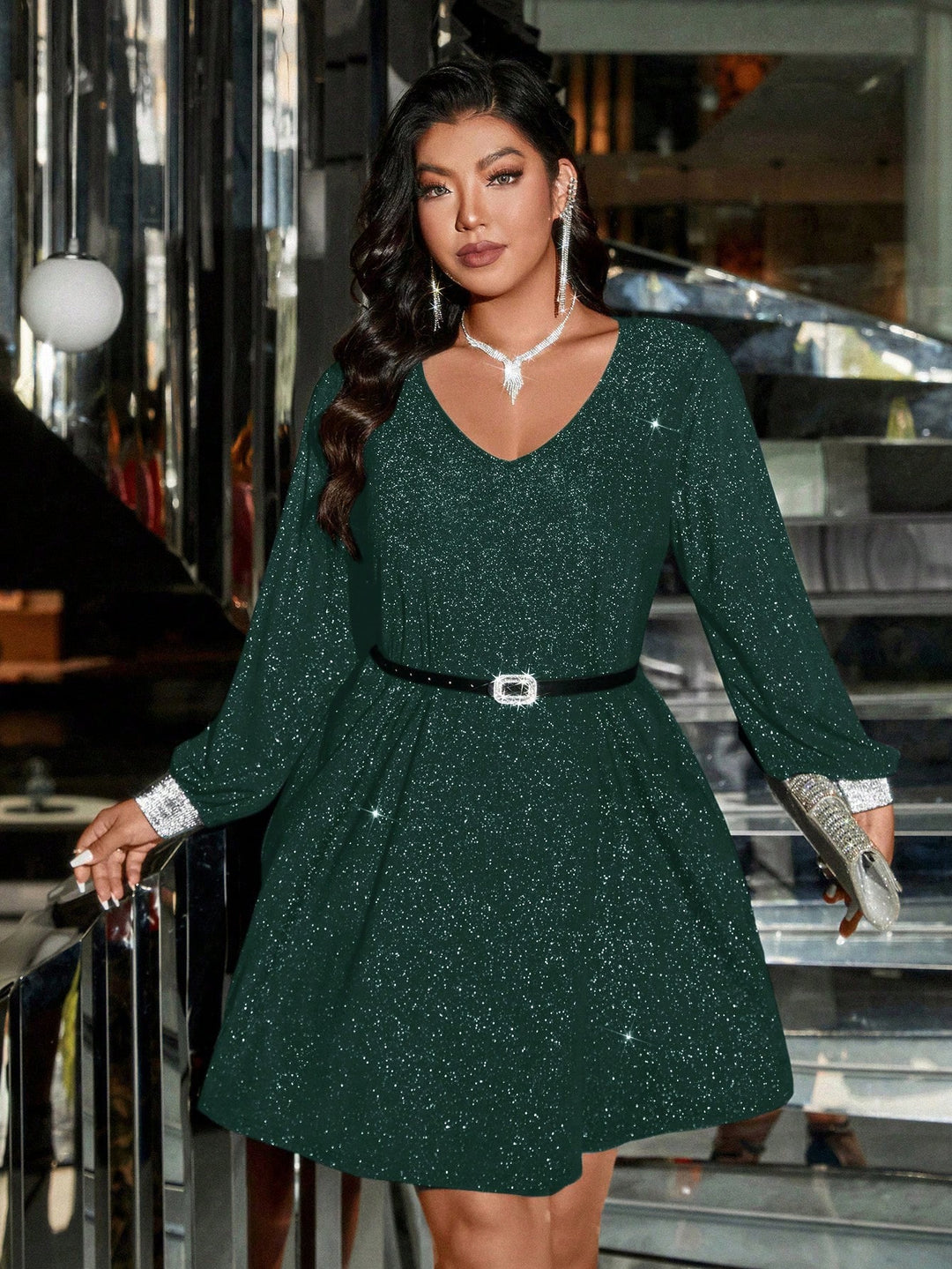 Rochie SHEIN, verde