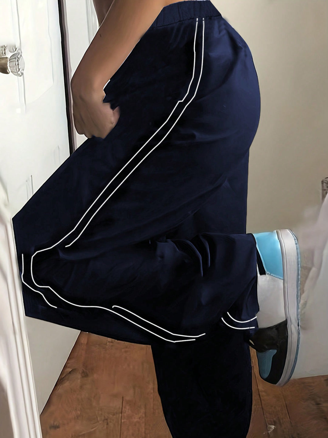 Pantaloni SHEIN, albastru