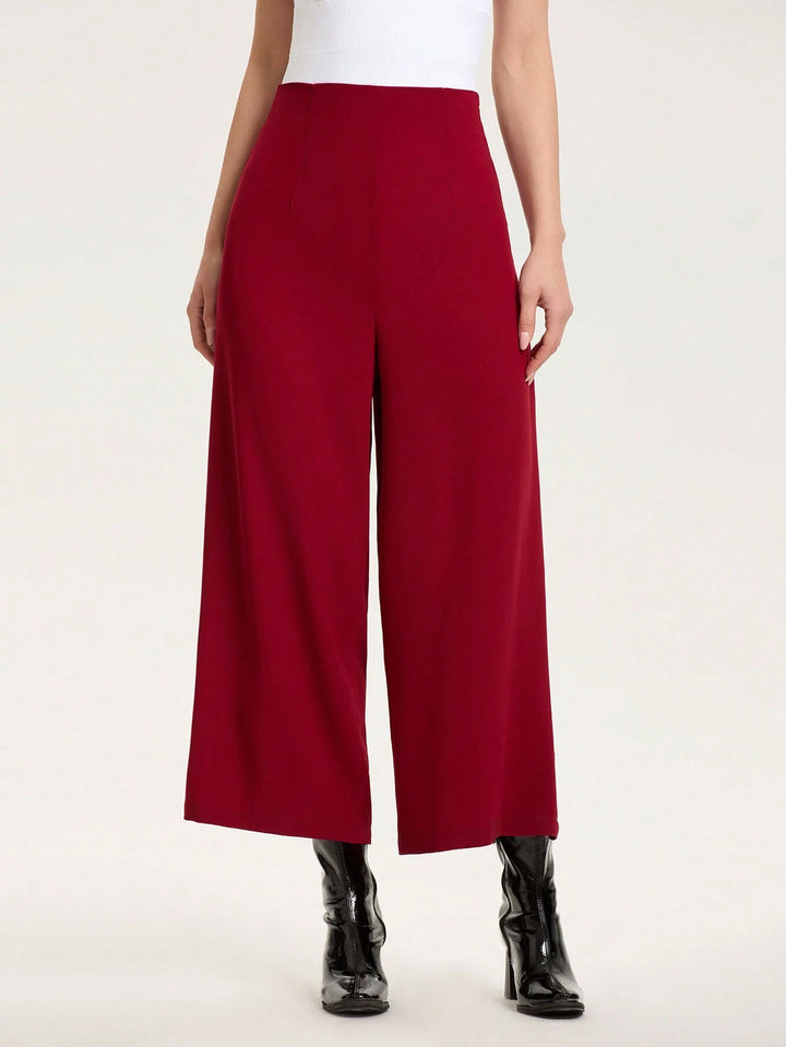 Pantaloni SHEIN, vișiniu