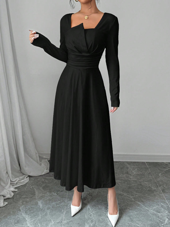 Rochie midi SHEIN, negru