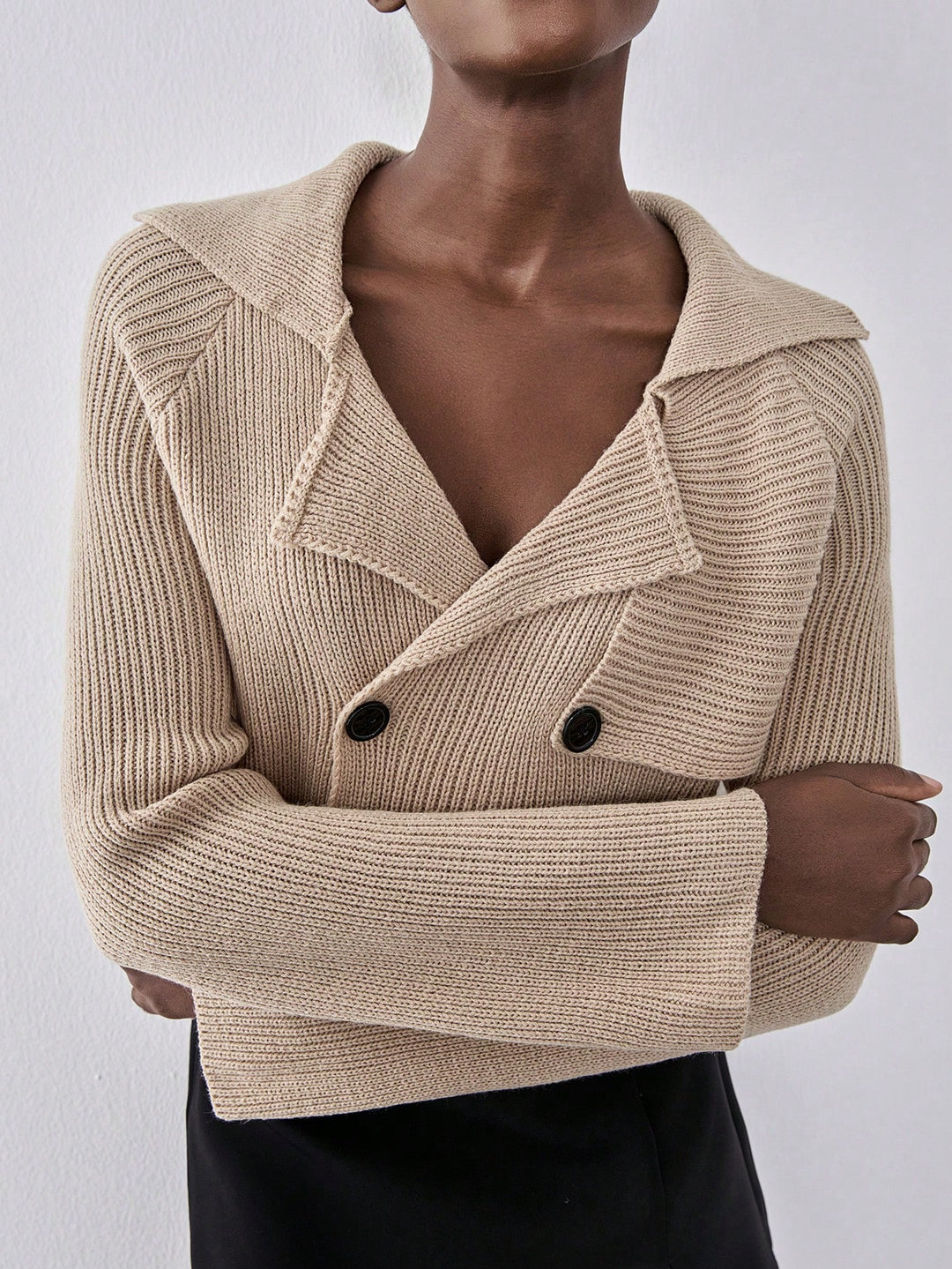 Cardigan SHEIN, kaki