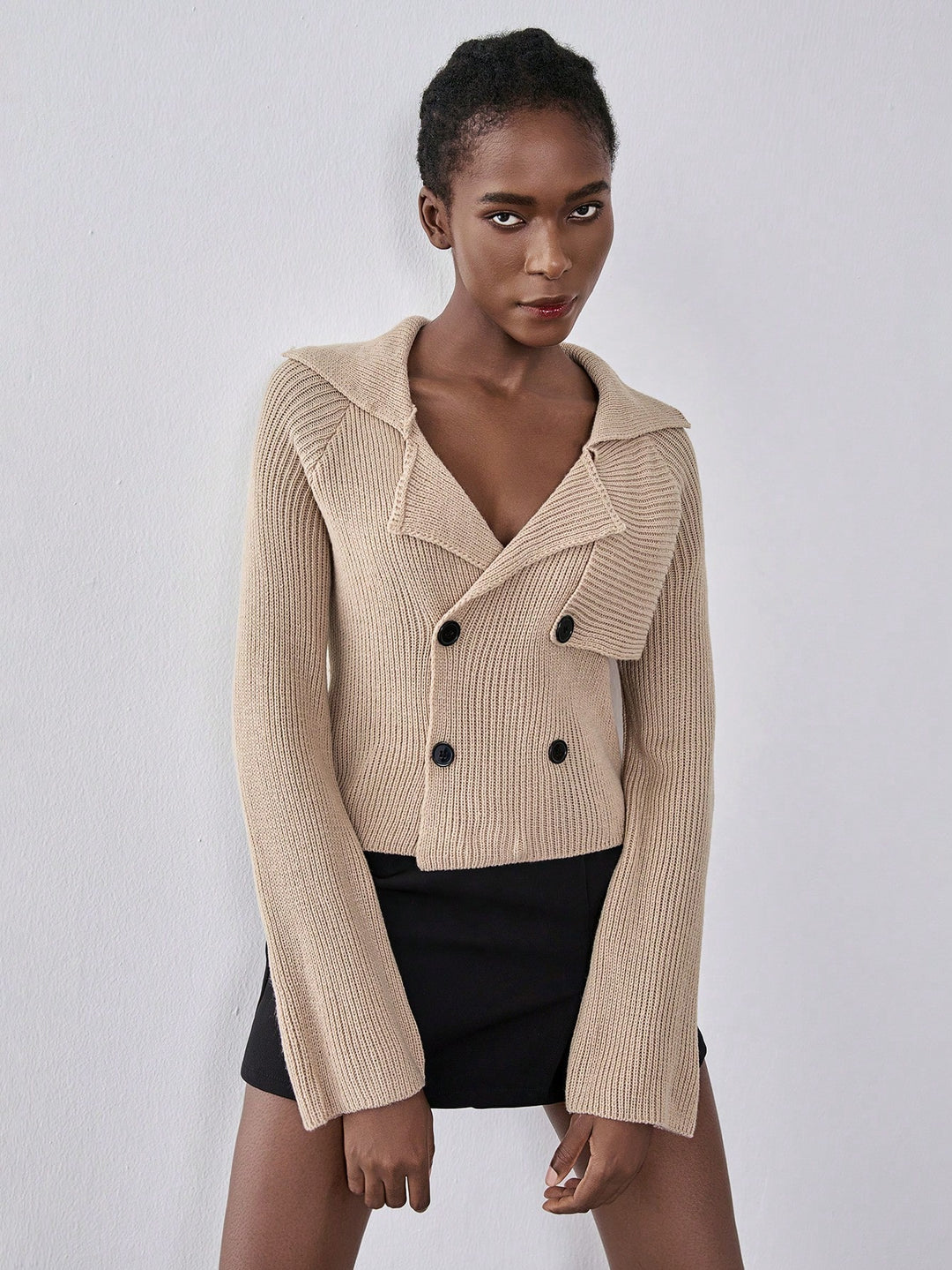 Cardigan SHEIN, kaki