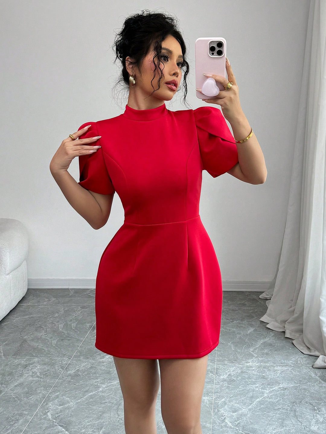 Rochie maxi SHEIN, roșu