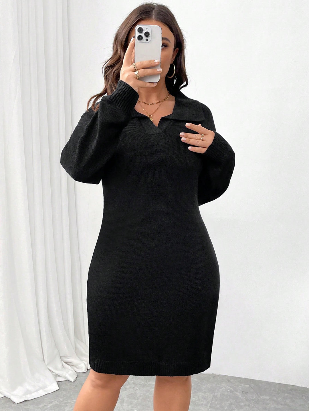 Rochie mini SHEIN, negru