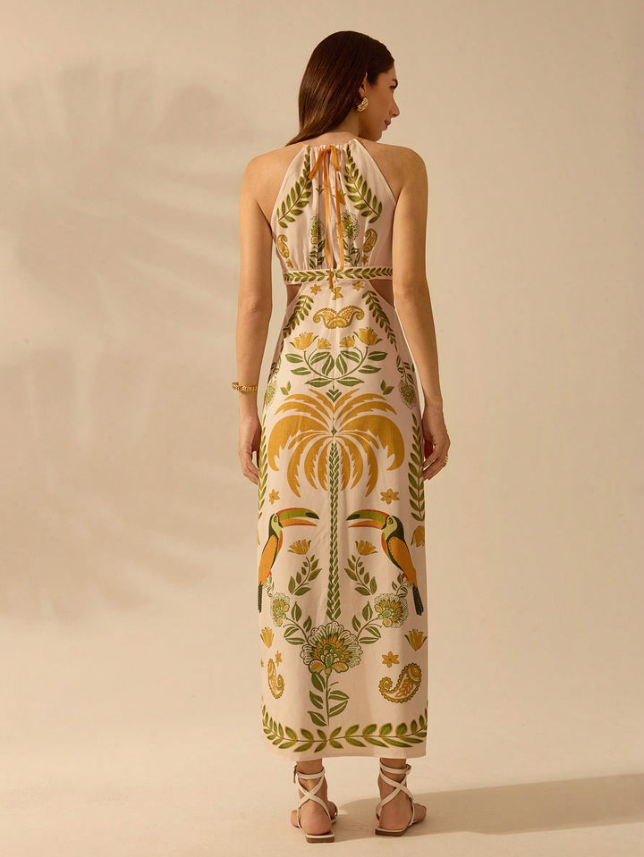Rochie maxi SHEIN, mix culori