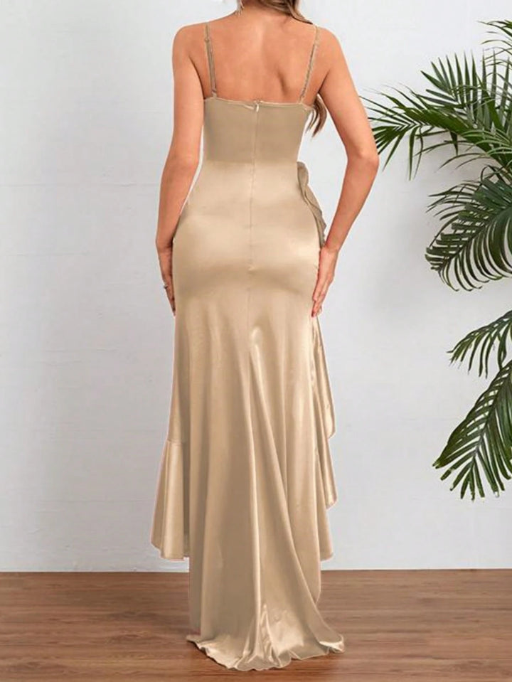 Rochie maxi SHEIN, auriu