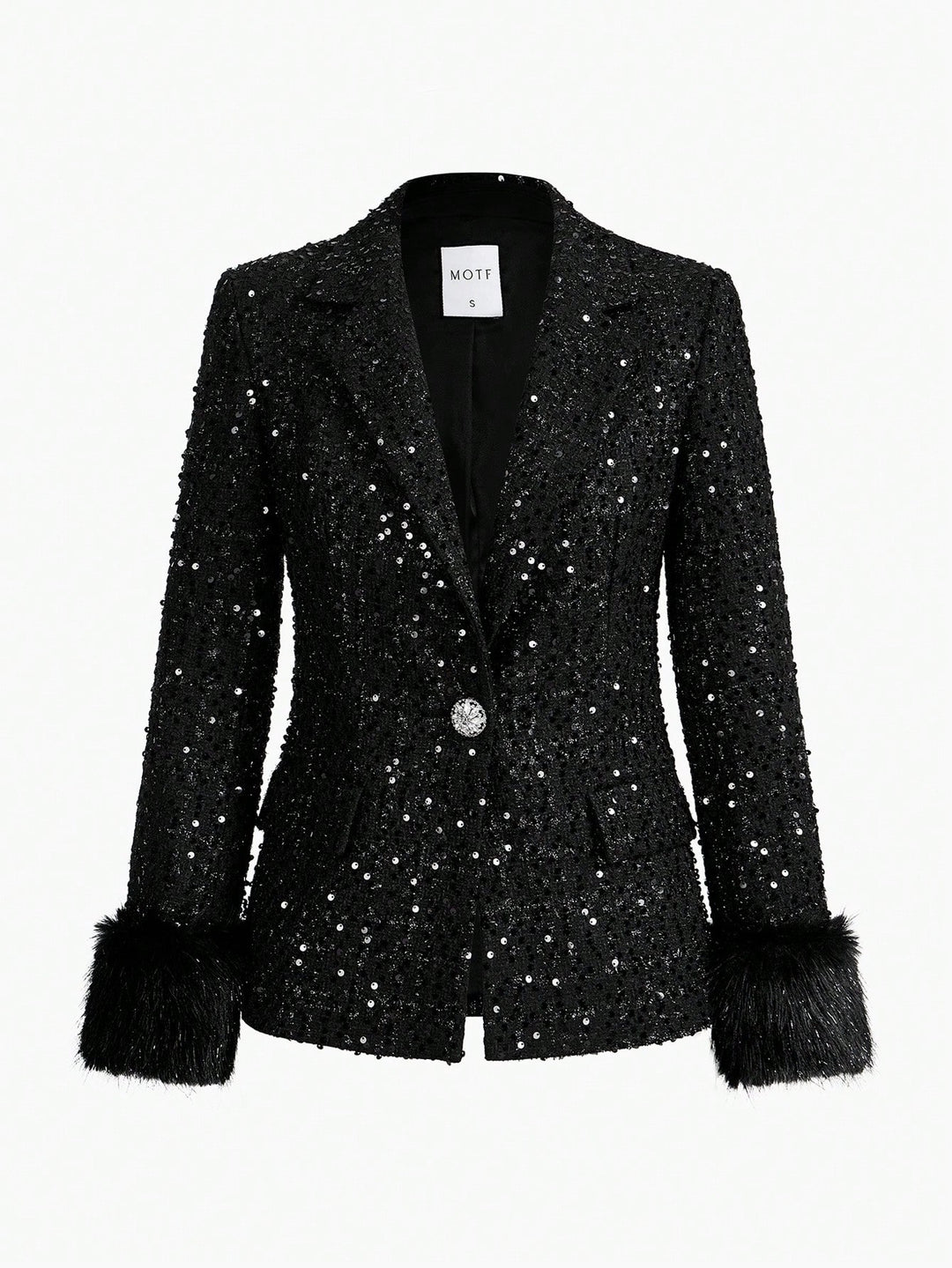Sacou SHEIN, negru