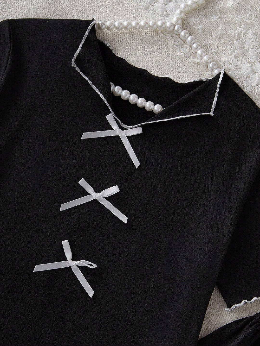 Compleu pijamale SHEIN, negru