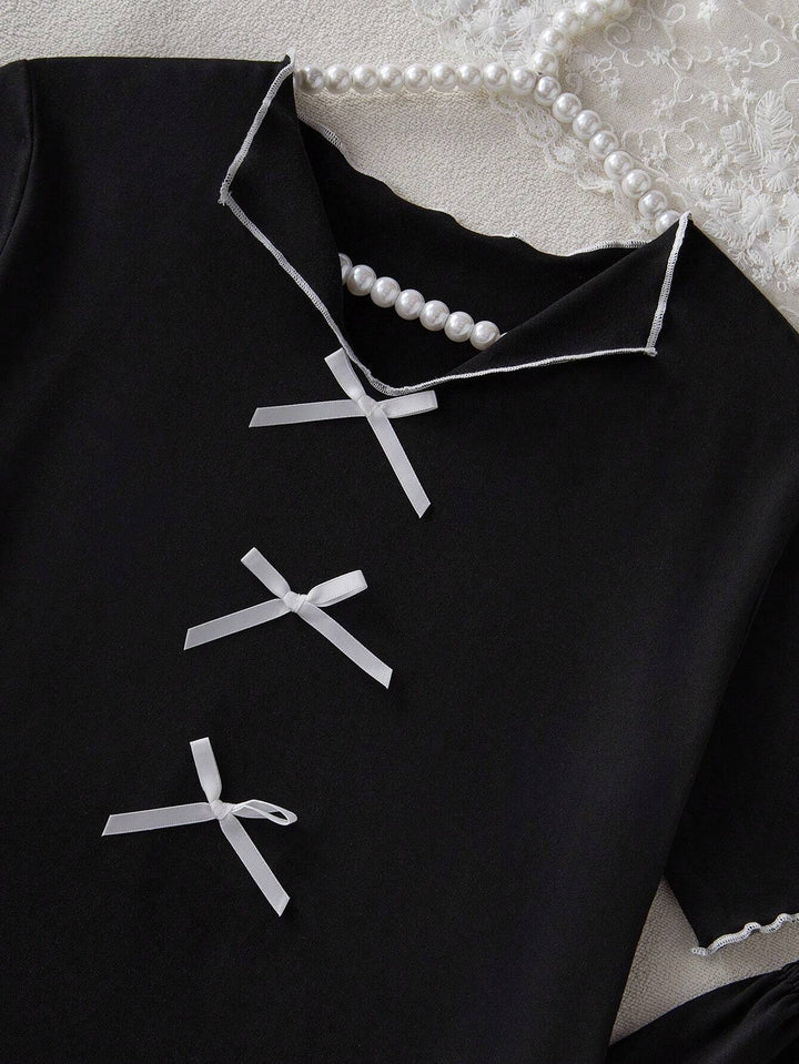 Compleu pijamale SHEIN, negru