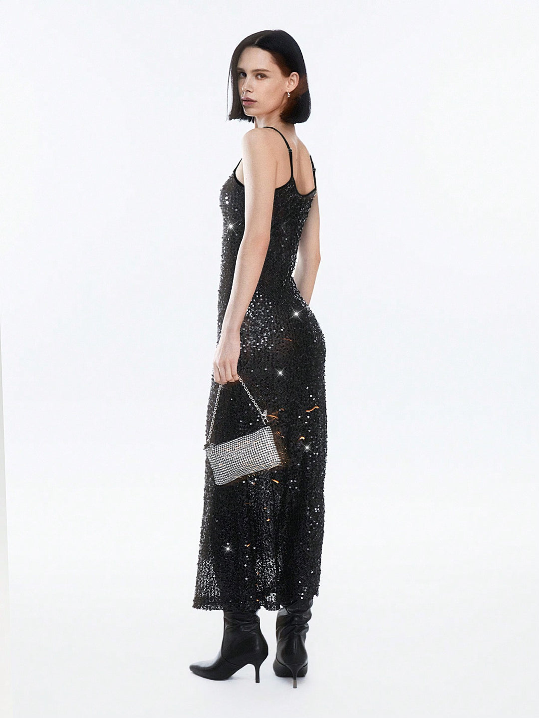 Rochie midi SHEIN, negru