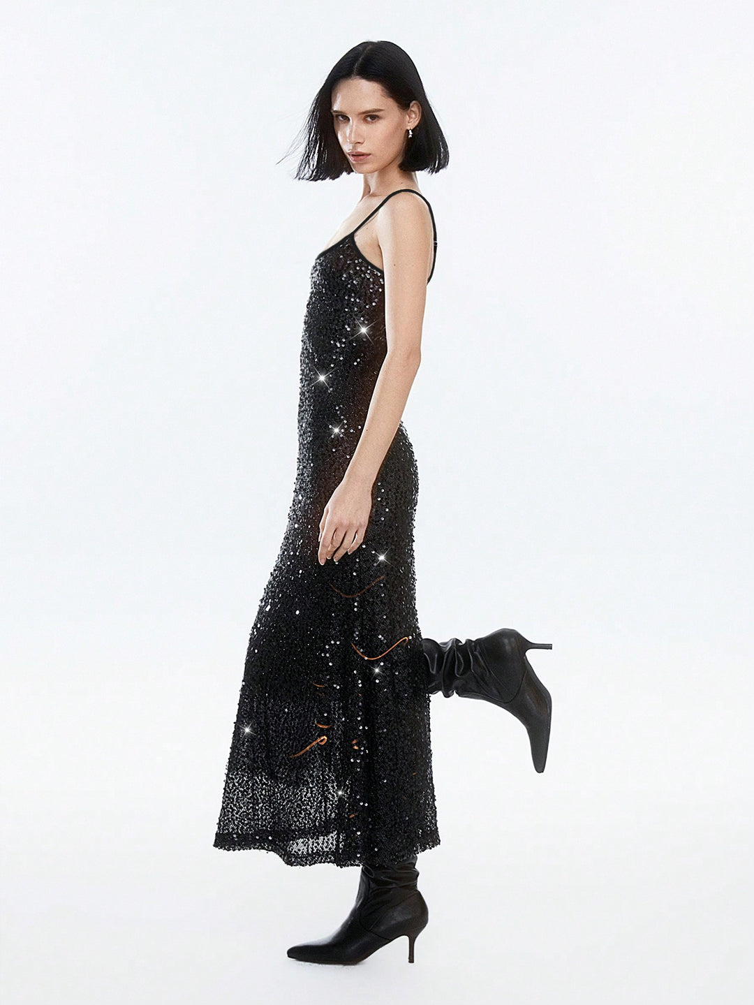 Rochie midi SHEIN, negru