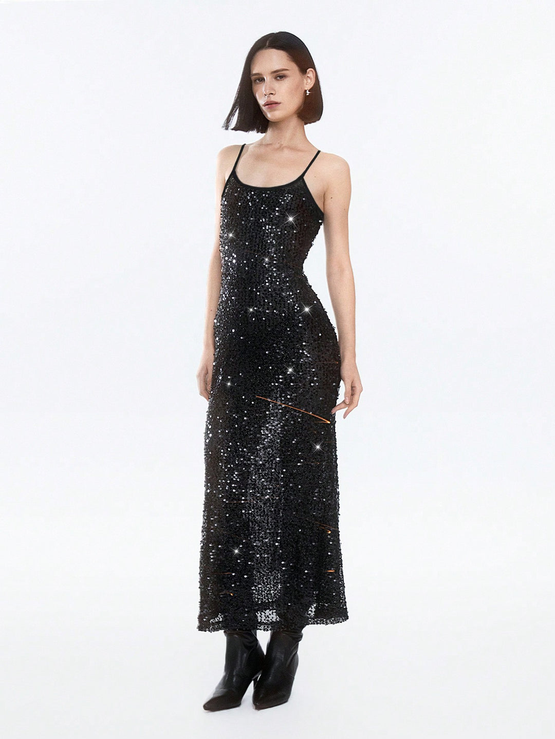 Rochie midi SHEIN, negru