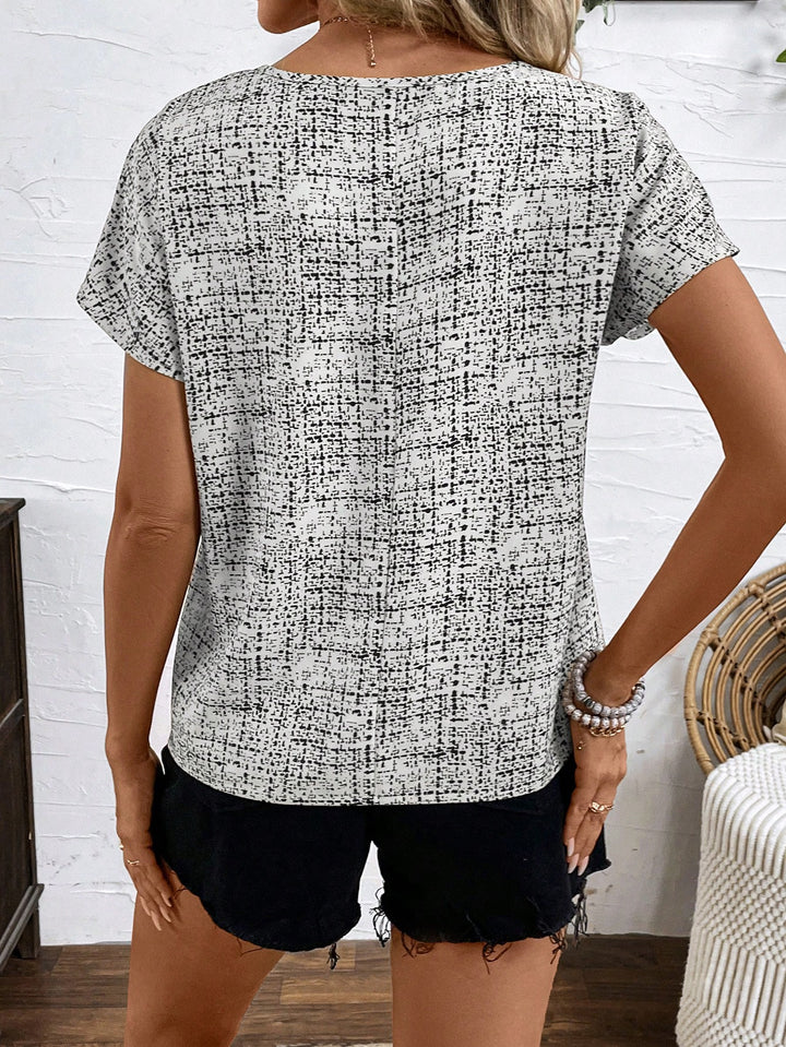 Bluza casual SHEIN, alb