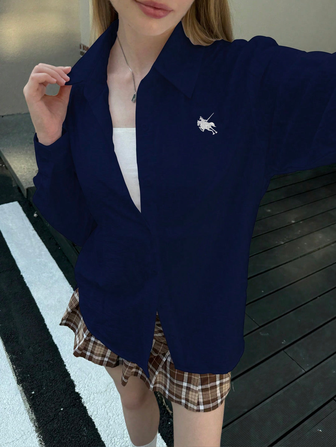 Bluza SHEIN, albastru