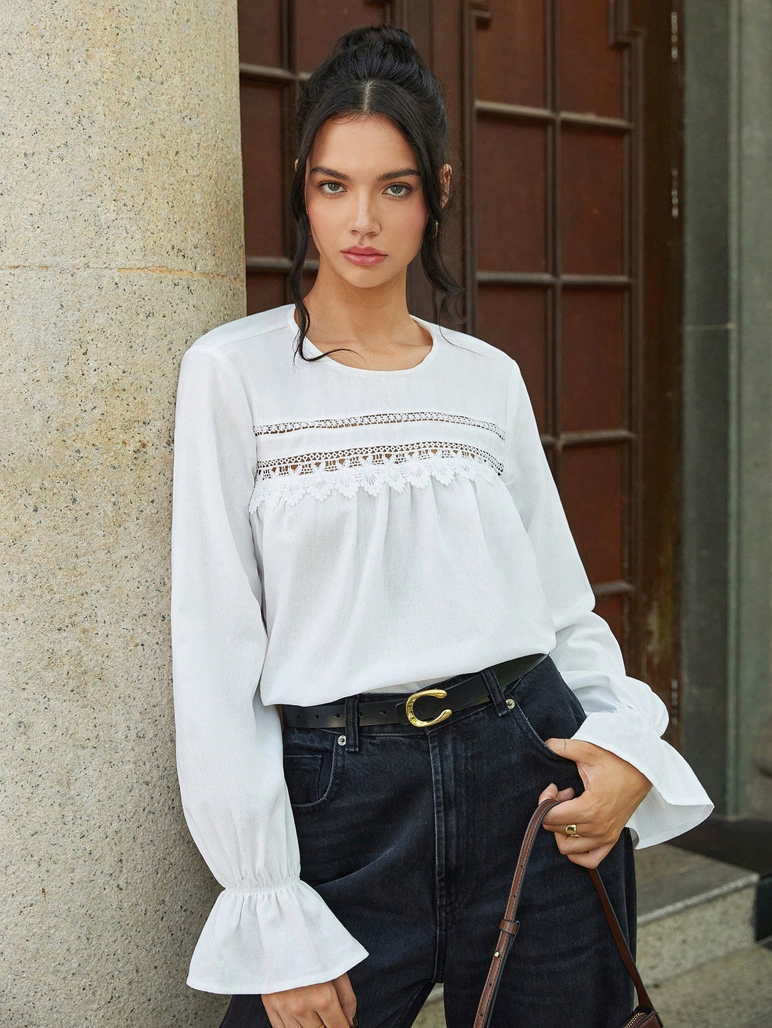Bluza SHEIN, alb