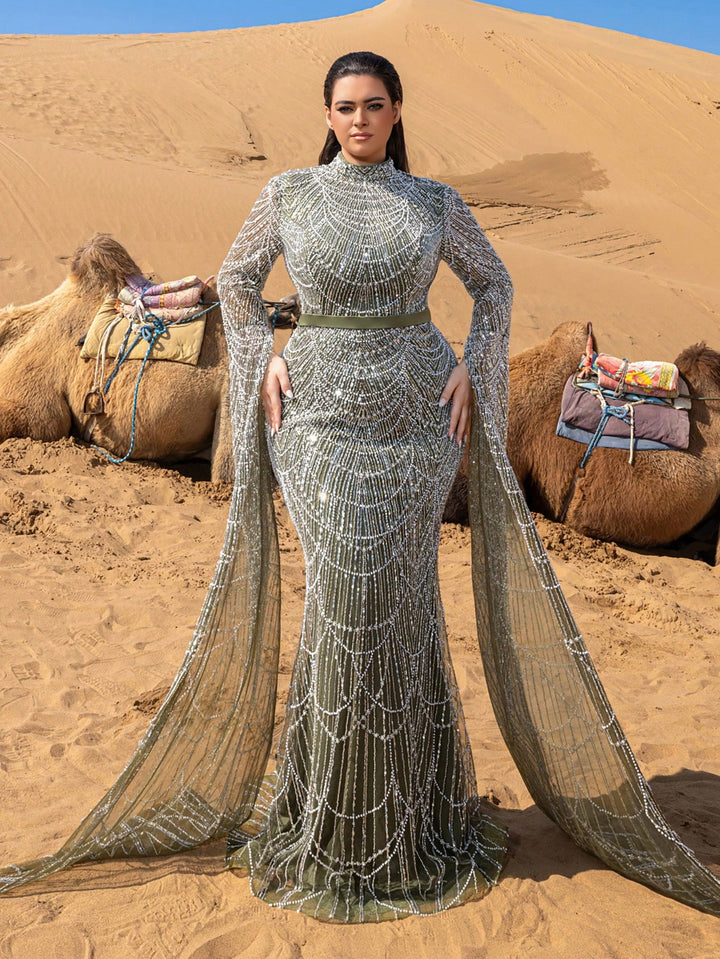 Rochie SHEIN, kaki