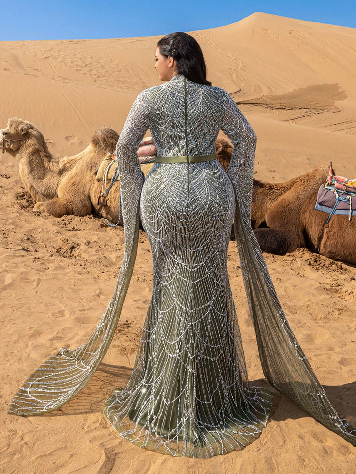 Rochie SHEIN, kaki