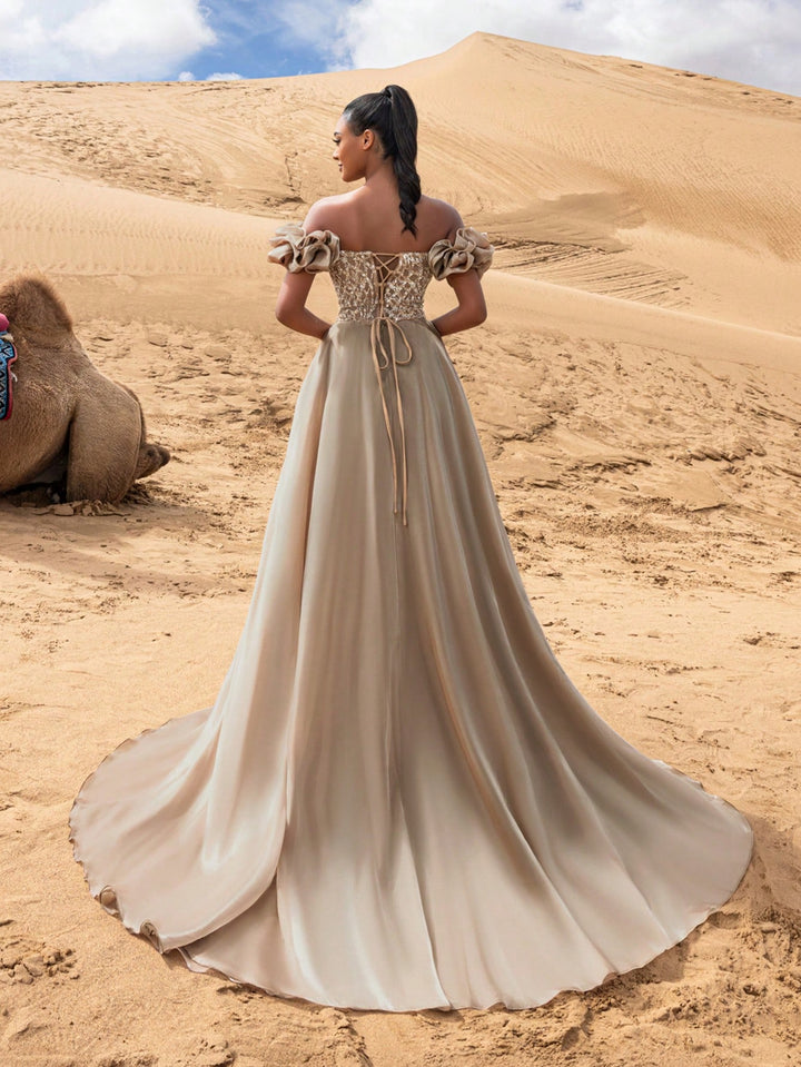 Rochie SHEIN, kaki