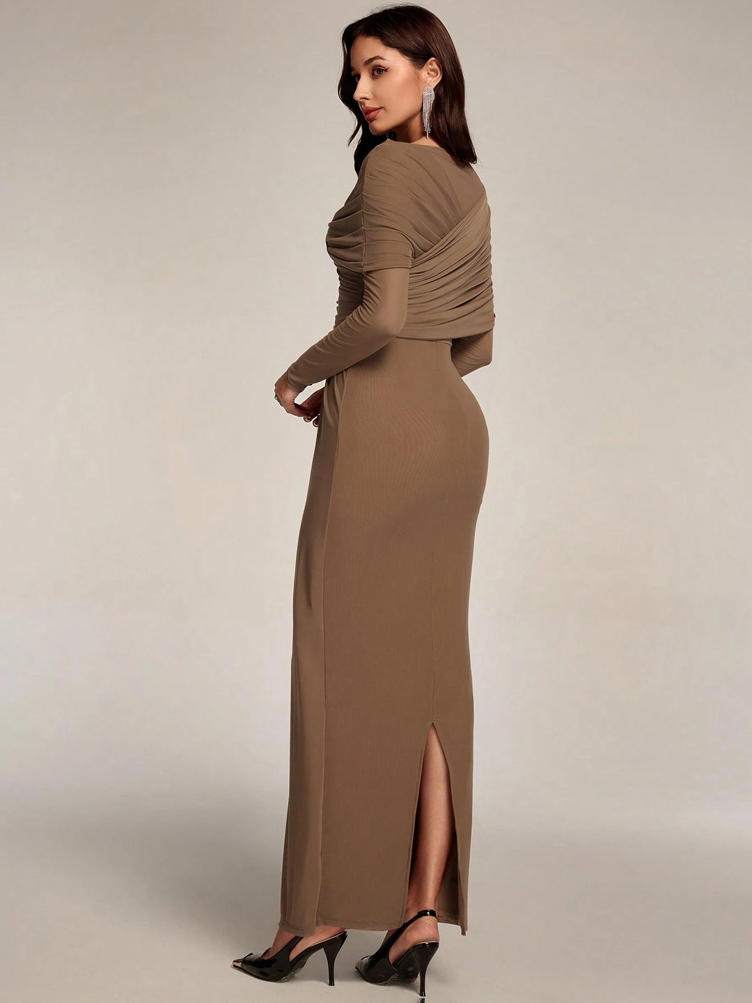 Rochie maxi Shein, maro