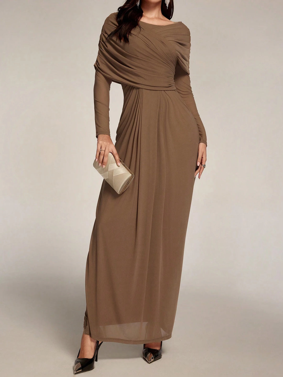 Rochie maxi Shein, maro