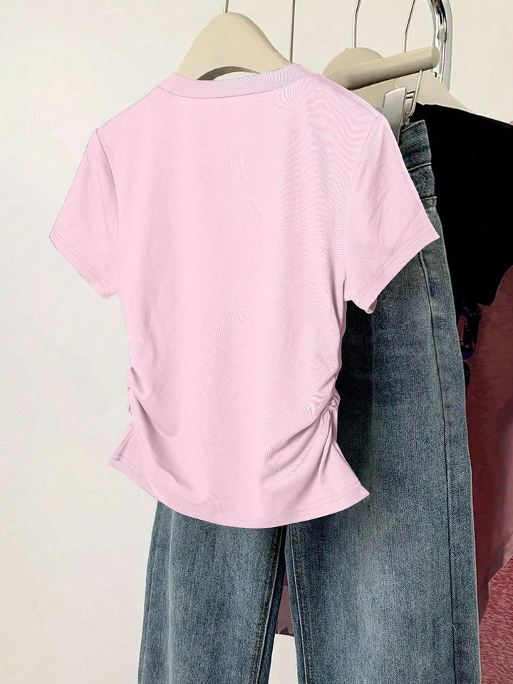 Tricou SHEIN, roz