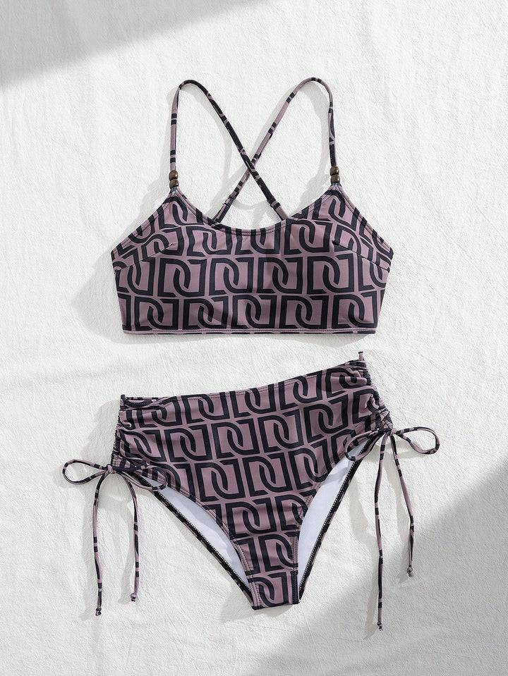 Set bikini SHEIN, mix culori
