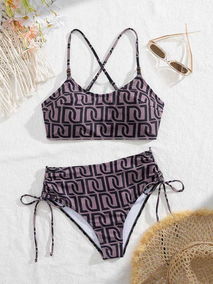 Set bikini SHEIN, mix culori