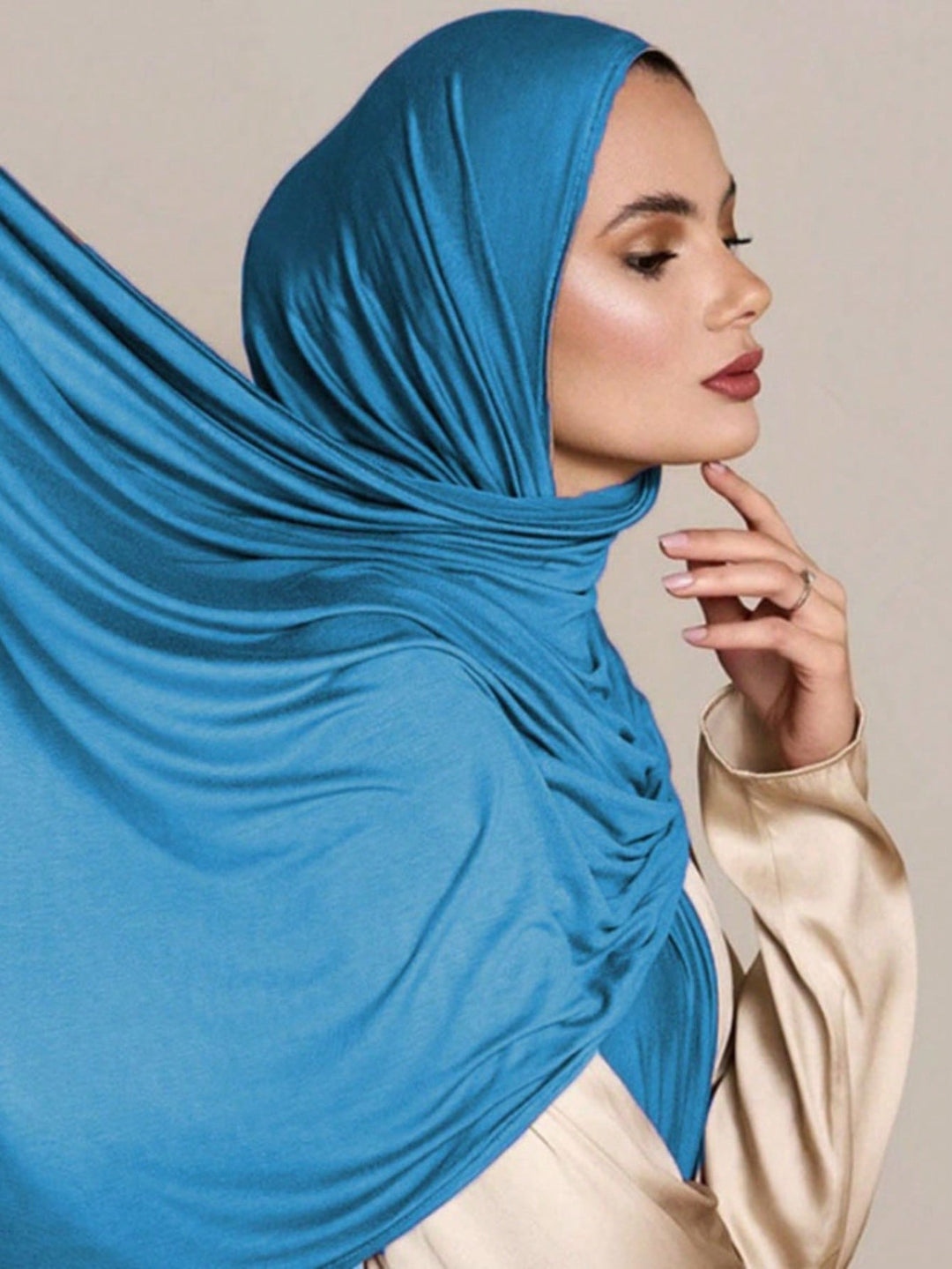 Hijab SHEIN, albastru