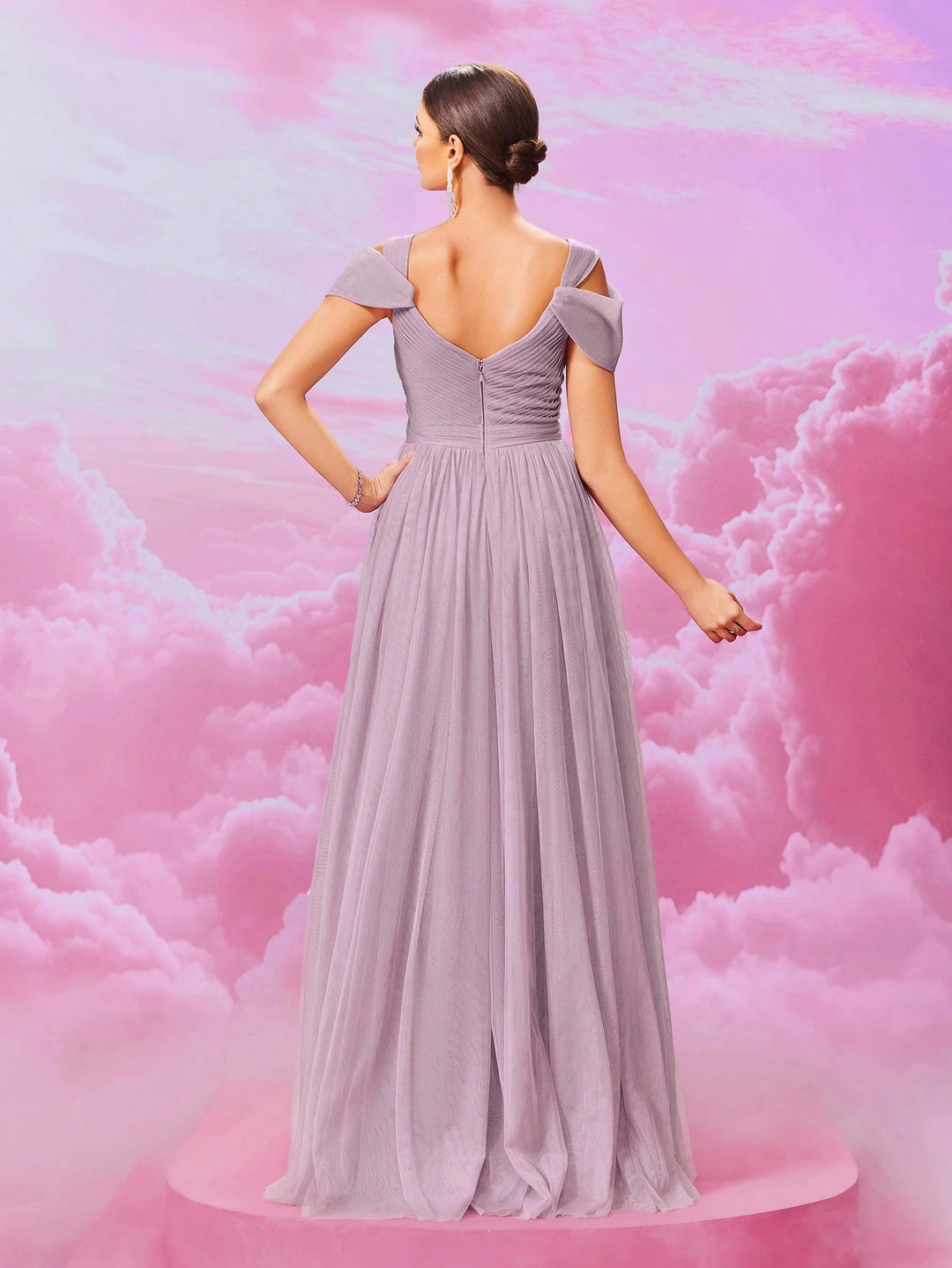 Rochie de ocazie SHEIN, mov