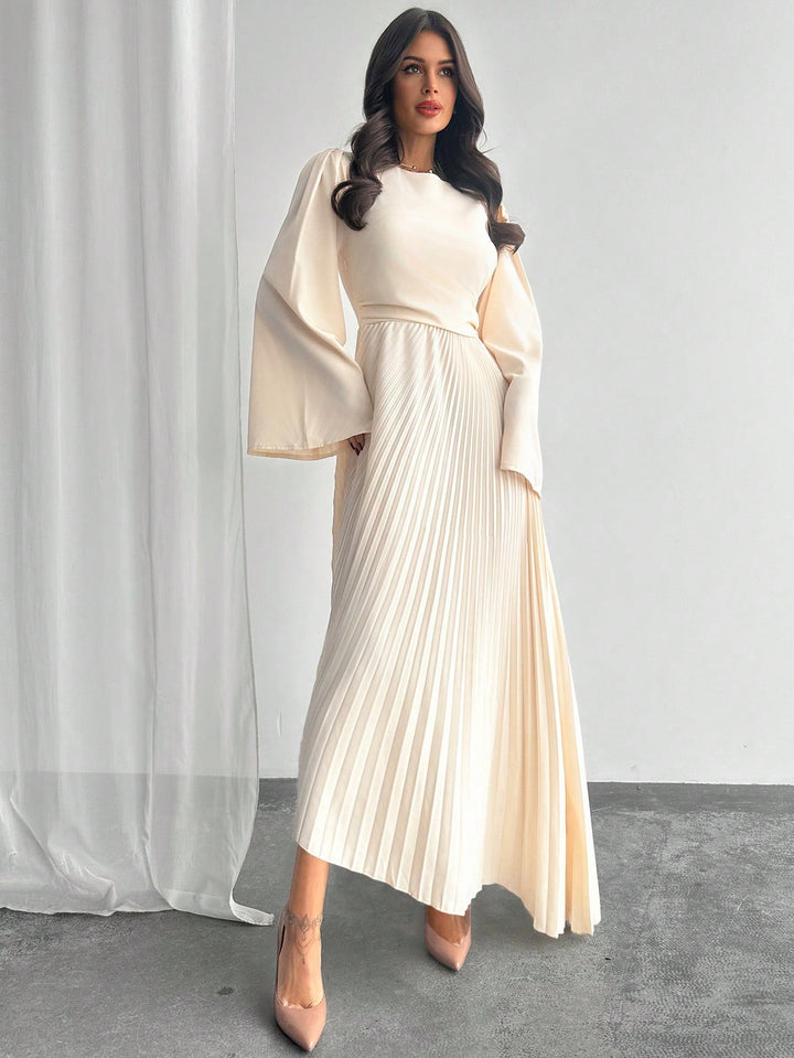 Rochie maxi SHEIN, bej