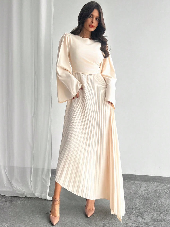 Rochie maxi SHEIN, bej