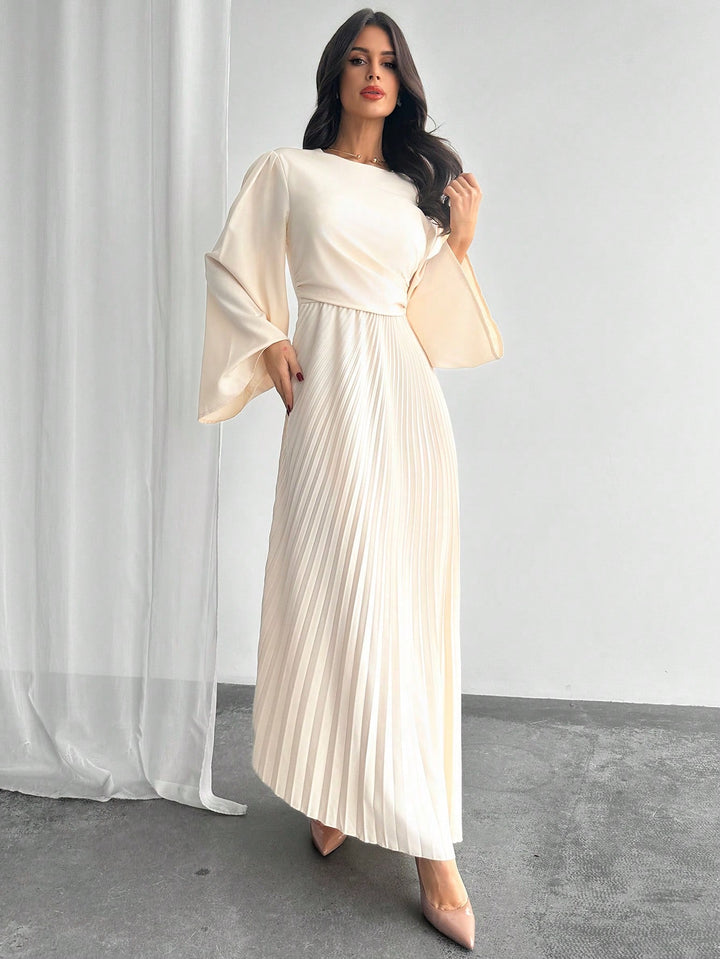 Rochie maxi SHEIN, bej