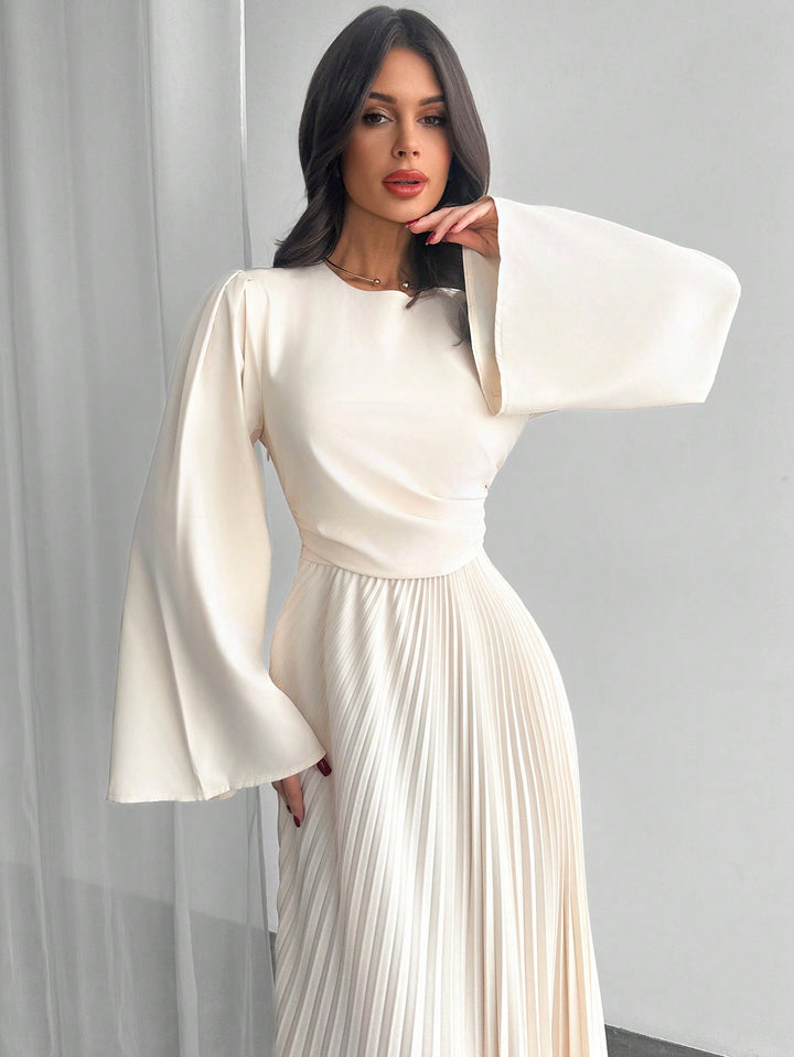 Rochie maxi SHEIN, bej