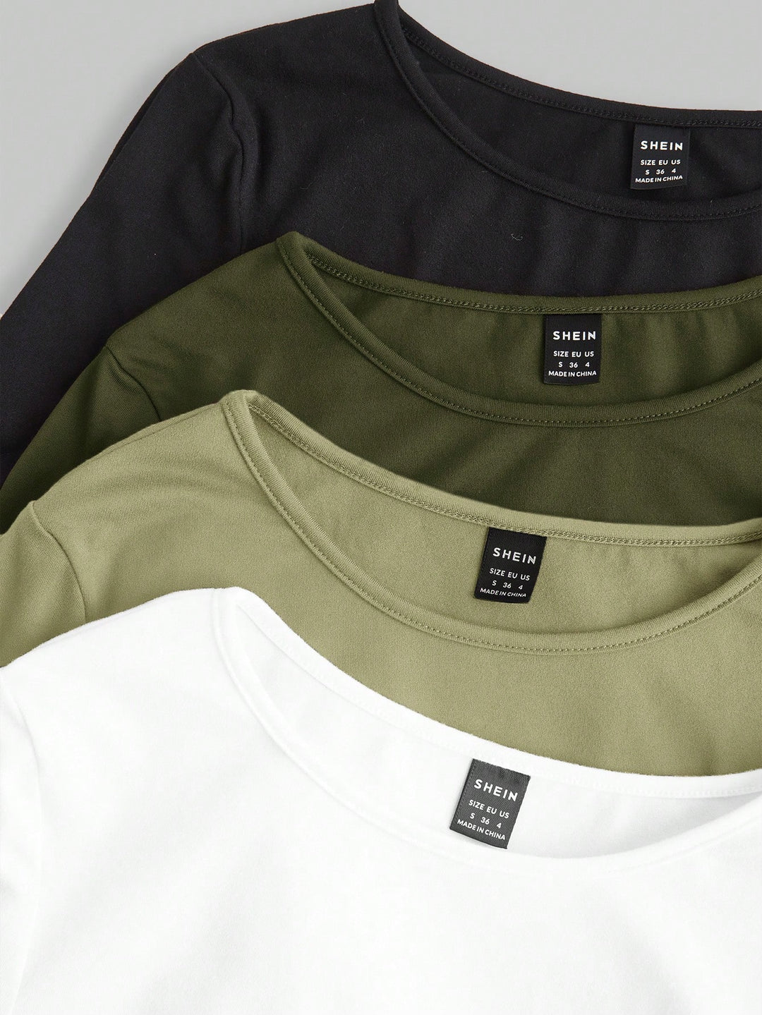 Tricou SHEIN, kaki