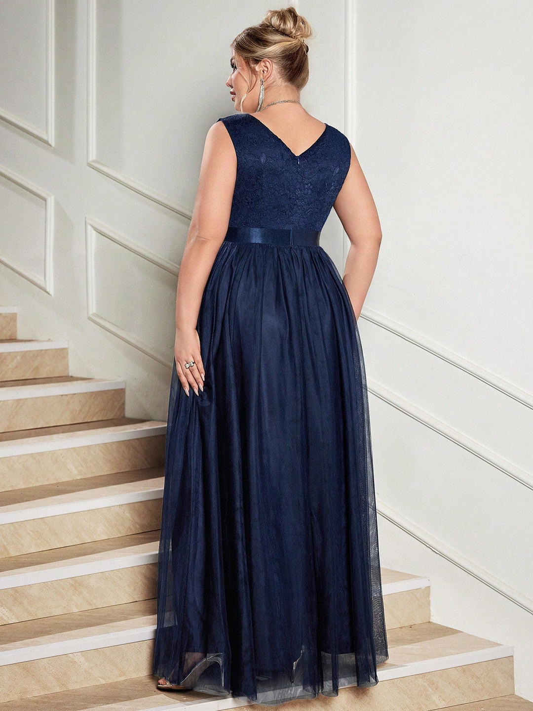 Rochie de ocazie SHEIN, albastru